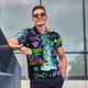 thumbnail image 4 of Fotbe New York City Camiseta Polo de Golf para Hombre con Estampado – Camisa Deportiva Transpirable con Cuello Abotonado-X-Large, 4 of 6