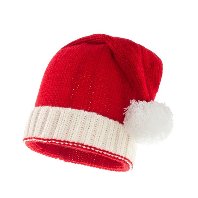 Sombrero De Punto De Navidad Pompom Sombrero De Navidad Traje De Fiesta De Navidad Favores Regalos Accesorios Beanie Knit Hat Para Adultos / Niños seitruly AP006291-02