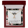 thumbnail image 5 of To My Wife  I Want Us Alluring Ribbon Necklace Message Card, 5 of 20