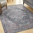 thumbnail image 5 of Nicole Curtis Machine Washable Series 1 Persian Light Blue Multi 6' x 9' Area Rug, (6x9), 5 of 10