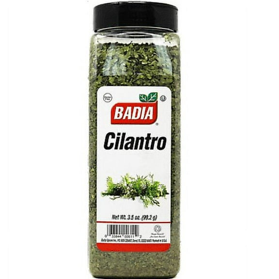 Badia Spices Cilantro Dried 3.5 Oz Large plastic bottle -