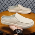thumbnail image 6 of EKVAHL Backless Shoes for Men, Summer Casual Comfortable Breathable Anti-Slip Mule Sneakers, Round Toe Low-Cut Soft Soles Open Back Shoes, 6 of 6