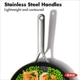 thumbnail image 7 of OXO 12" Professional Hard Anodized Frying Pan Skillet Nonstick Induction Compatible Oven Safe, Ceramic Black, 7 of 7