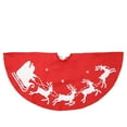 thumbnail image 6 of Mecorevxz Christmas Tree Skirt Knitted Tree Skirt with Reindeer Partten for Christmas Tree Skirt Knitted Christmas Decorations 100cm, 6 of 9