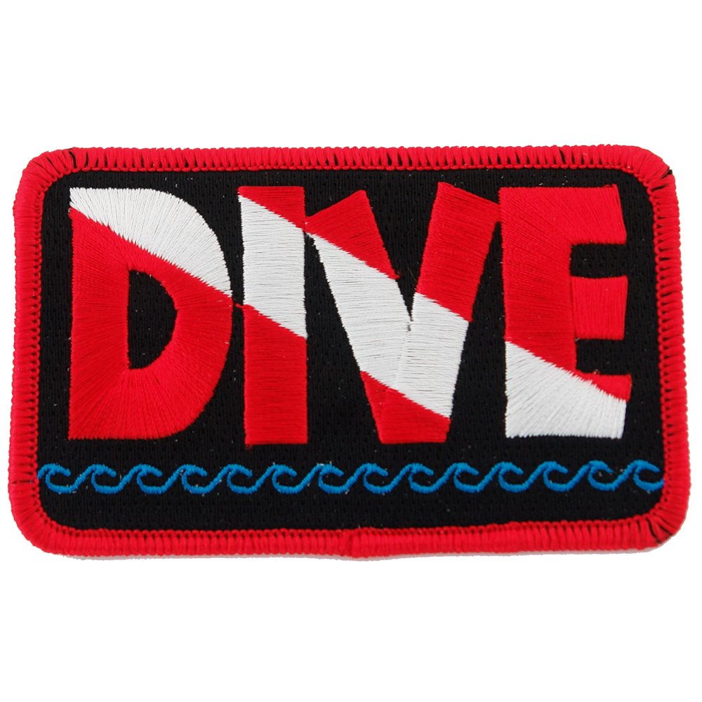 Dive Embroidered Ironon Scuba Diving Patch