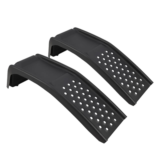 BeesClover Heavy Duty Car Ramps Set Support 8000lbs Auto Ramp Solid Steel Ramps, Pack of 2 Solid Steel Vehicle Ramp Ideal for Oil Change and Car Repair