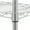 Blue, variant on Hyper Tough 4 Shelf Steel Wire Shelving Tower with Caster 16"Dx16"Wx57.4"H, Chrome