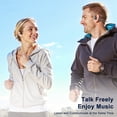 thumbnail image 6 of TOPVISION Open Ear Bone Conduction Headphones, Wireless Bluetooth Headset with Built-in Microphones, 8Hr Playtime, Waterproof Sports Headphones for Running Workout Gym, 6 of 8