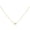 Gold C, variant on Stainless Steel Heart Initial Necklace for Women Dainty Simple Elegant 26 Letters of the English Alphabet Collarbone Chain Jewelry Gold I