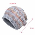 thumbnail image 3 of GZWYHT Beanies,Beanie Hats Slouchy Hat For Women Winter Warm Chunky Soft Oversized Cable Knit Cap Winter Hats,Hats for Women Pink, 3 of 4