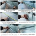 thumbnail image 6 of 4-Piece Frameless Shower Door Bottom Seal for Glass Door–Prevents Water Leakage In The Shower Room And Forms A Waterproof Layer (10mm 36 Inches), 6 of 11