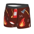 thumbnail image 2 of Disketp Fire Extinguisher Men'S Boxer Briefs,Soft And Breathable Cotton Underwear With Comfortflex Waistband, 2 of 8
