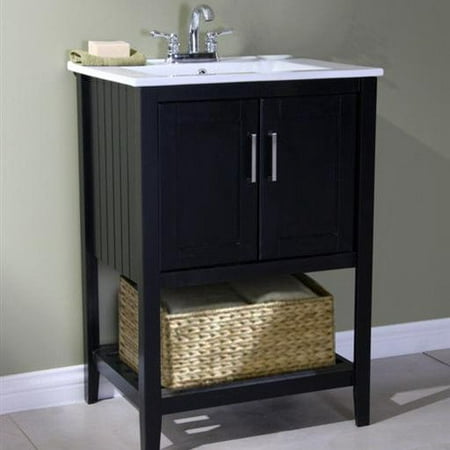  Furniture 2439;39; Single Bathroom Vanity Set with Basket  Walmart.com