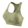 thumbnail image 2 of iHPH7 High Impact Sports Bras for Women High Support Padded Sports Bra Workout Bras for Women Racerback Bra for Yoga Yellow L, 2 of 6