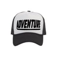 thumbnail image 1 of Men's Adventure Hat Outdoor Trucker Cap, White/Black, 1 of 2