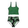 thumbnail image 5 of Traje de baño vintage estampado para mujer, traje de baño conservador, traje de baño de bikini con falda de playa estampada para mujer, traje de baño de poliéster para mujer, 5 of 5