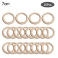 thumbnail image 1 of 20PCS Bricolage Bijoux Accessoires Anneau en Bois, 1 of 1