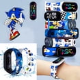 thumbnail image 2 of Relojes digitales Stitch Sonic con figuras de anime, LED luminosos, táctiles, impermeables, relojes deportivos electrónicos, regalos de cumpleaños para niños, juguetes, 2 of 5