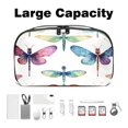 thumbnail image 3 of Dragonfly Digital Pouch with Oxford Fabric, Waterproof Electronic Organizer Travel Case, Cord and Cable Organizer, Canvas Storage Box Small, Hard Drive Bags Included - 5.9x9.44x3.14 in, 3 of 6
