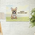 thumbnail image 2 of Cute French Bulldog Loves Dad Happy Father's Day Horizontal Matte Canvas Poster Dog Lover Gifts Wall Art Home Decor - 12008, 2 of 5