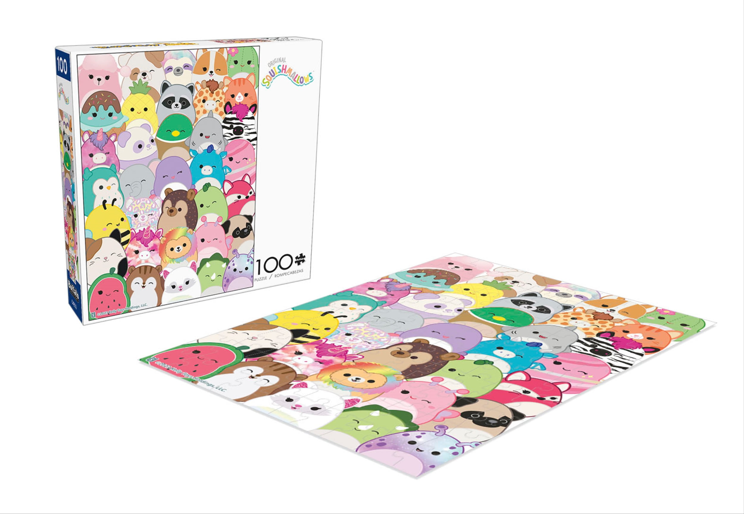 Buffalo Games Squishmallow Buddies 100-Piece Kids Interlocking