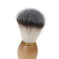 thumbnail image 3 of Men Shaving Brush with Wooden Handle Nylon Hair Face Cleaning Beard Cleaner Tool, 3 of 12