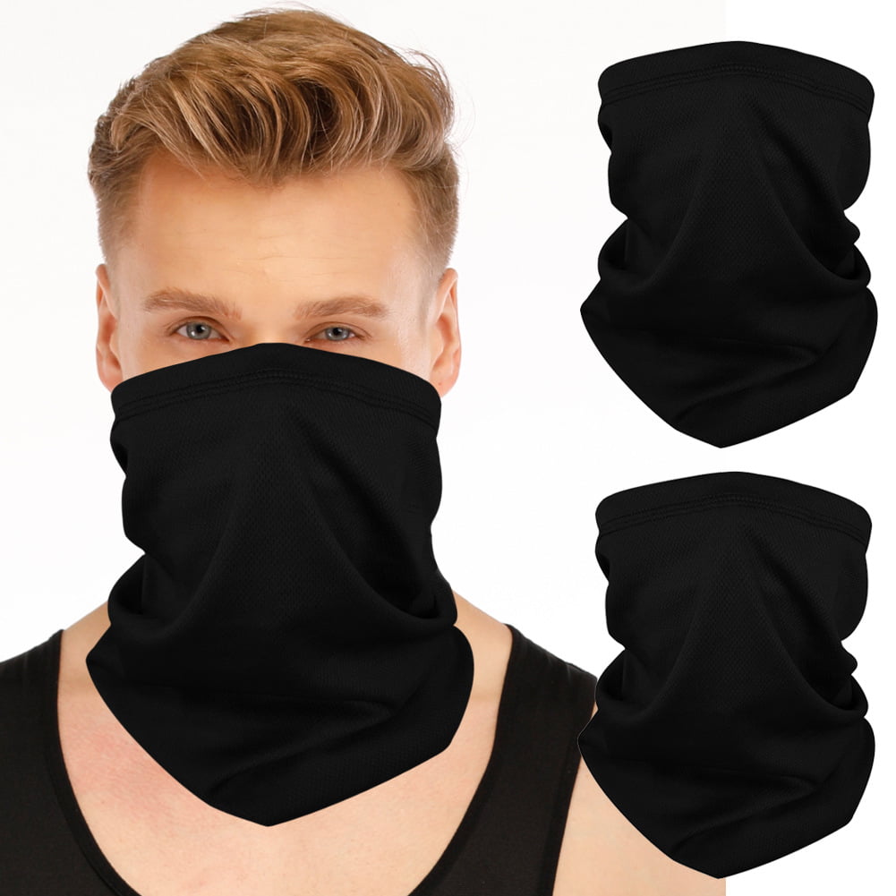 Neck Bandana Neck Gaiter Face Cover Mask Breathable Face Scarf DRSKIN 2Pack UPF 50