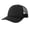 Black, variant on Adult Rapper-S 5 Panel Recycled Mid Visor Trucker Cap
