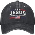 thumbnail image 1 of Jesus Make America Godly Again Hat for Women Baseball Caps with Design Hats, 1 of 8