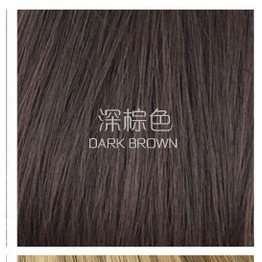 Christmas gift - heat resistant \Orange air bangs peluca mujer corto pelo rizado(40cm)Human hair / high quality simulated wig