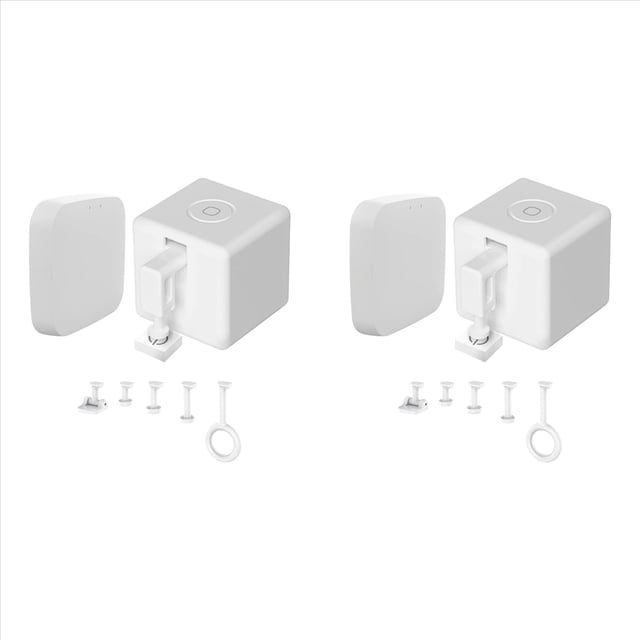 2X Pulsadores de Botón Fingerbot y Concentrador Bluetooth Tuya y Kit de Accesorios, Actualización con Control Táctil, Trabajo con la Aplicación Smart Life