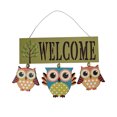thumbnail image 2 of Hogar idílico Personalidad creativa Búho Listado Bienvenido a Bienvenido Colgante de pared Wmkox8yii  gf10618, 2 of 9
