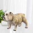 thumbnail image 2 of Realistic Puppy Bulldog Figurine Statue Sculpture Model for Dog Lover Collection, 2 of 4