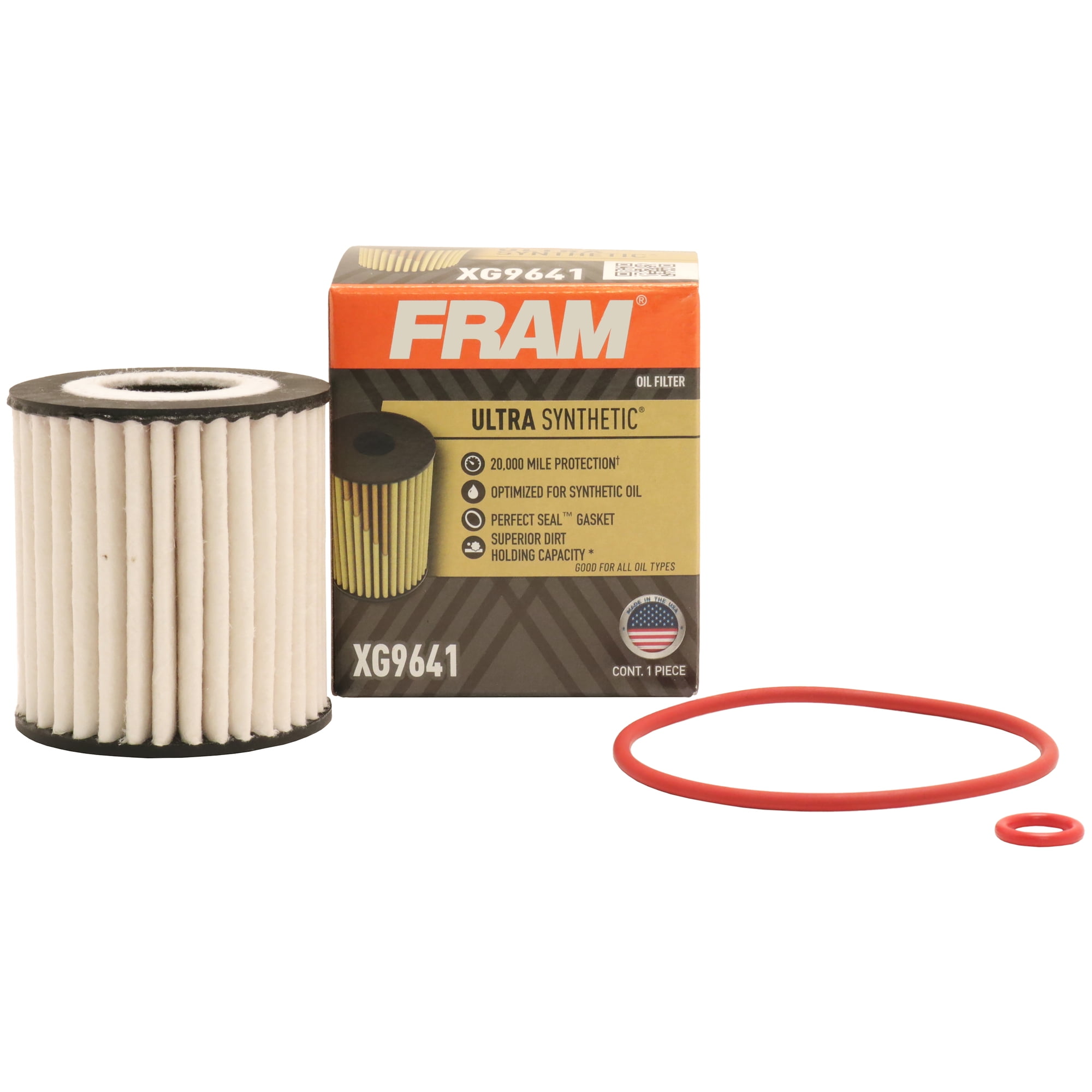 ブリカ FRAM Ultra Synthetic Oil Filter XG9641, 20,000 Mile Capacity for