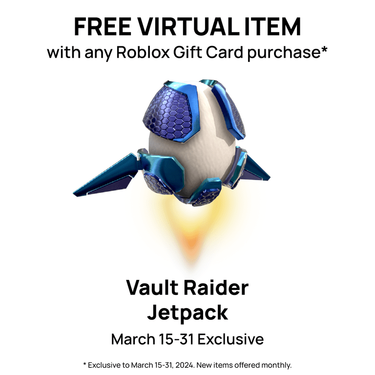 Roblox $10 Gift Card [Physical] + Exclusive 'The Hunt' Virtual Item