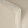 thumbnail image 5 of GDF Studio Hatherly Contemporary Fabric Upholstered Pushback Recliner, Beige and Dark Brown, 5 of 10