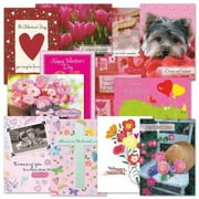 Valentine Faith Greeting Cards Value Pack, Set of 12 Valentine's Day Greeting Cards Variety, 5" x 7"