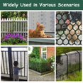 thumbnail image 2 of Matomtak Heavy Duty Rigid Plastic Wire Mesh Fence 15.7in x 20ft Large Roll Black Hexagonal Chicken, 2 of 7
