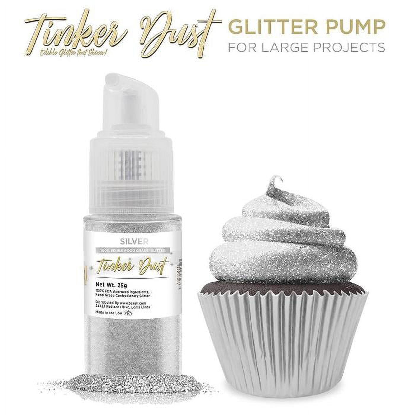 Bake N Crush Shimmer Pump For Cake Decoration, Glitter Spray
