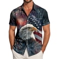 thumbnail image 2 of Linfrsh Independence Day Shirts for Men USA Flag T Shirt – Patriotic American Pride Tee for Men or Women, Unisex Adult(Dark Blue,6XL), 2 of 6