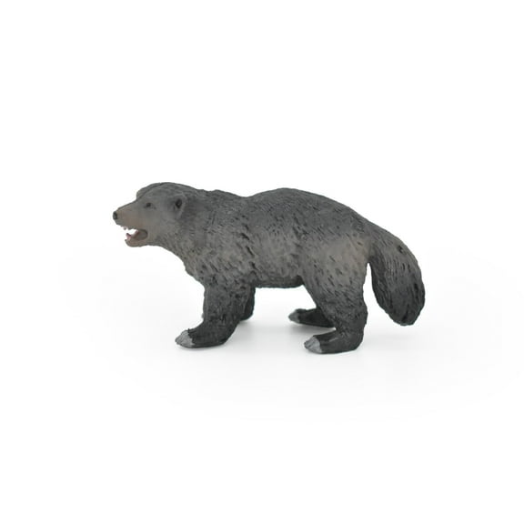 Wolverine Toy, Very Realistic Rubber Figure, Model, Educational, Animal, Hand Painted Figurines, 3" CH093 BB85