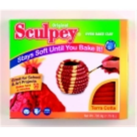 Sculpey Non-Toxic Terra Cotta Oven Bake Clay