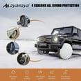 thumbnail image 6 of RV Tire Covers Set of 4 AYAMAYA Waterproof Winter Aluminum Tire Cover RV Wheel Covers for Truck Camper SUV Fits 26 to 28 inches (Silver), 6 of 7