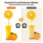 Smoothie Blender for Shakes and Smoothies, Blenders for Kitchen, Protein Drinks, Personal Blender with 2 * 22Oz Smoothie Cups with Lids