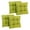 Lime, variant on 19-inch Squared Spun Polyester Tufted Dining Chair Cushion (Set of Four)