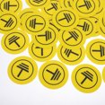 thumbnail image 5 of KAKOWELY wire tags labels 50pcs Electric Grounding Alert Signs Reflective Warning Tags for Power Strip Tower Grounding Rods Electrical Panels Warning Signs, 5 of 5