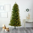 thumbnail image 5 of Nearly Natural 7.5ft. Belgium Fir Look Artificial Christmas Tree with 550 Clear LED Lights, 5 of 10