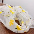thumbnail image 4 of Pkhoxwe Embroidery Flower Handbag Transparent Mesh Shopping Bag Beach Mesh Tote Bag for Women Travel Shopping Daily Use, 4 of 7