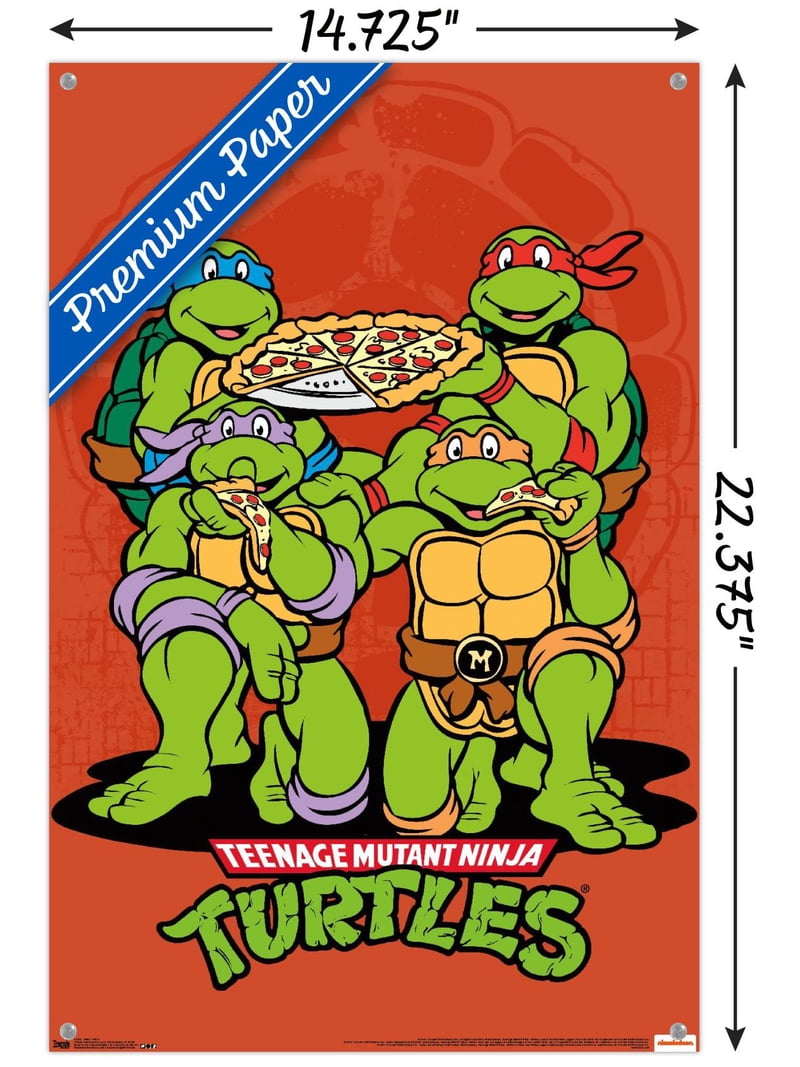 Nickelodeon Teenage Mutant Ninja Turtles - Pizza Wall Poster with