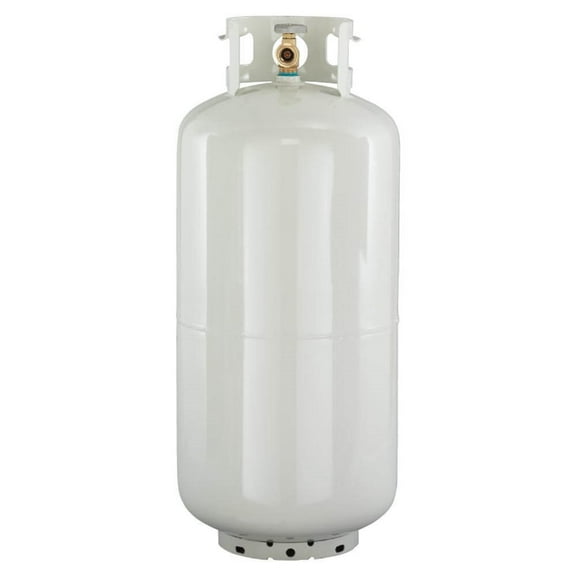 New 40 lb. Steel Propane LP Cylinder Tank with Type 1 OPD Valve DOT Approved - Ships Empty
